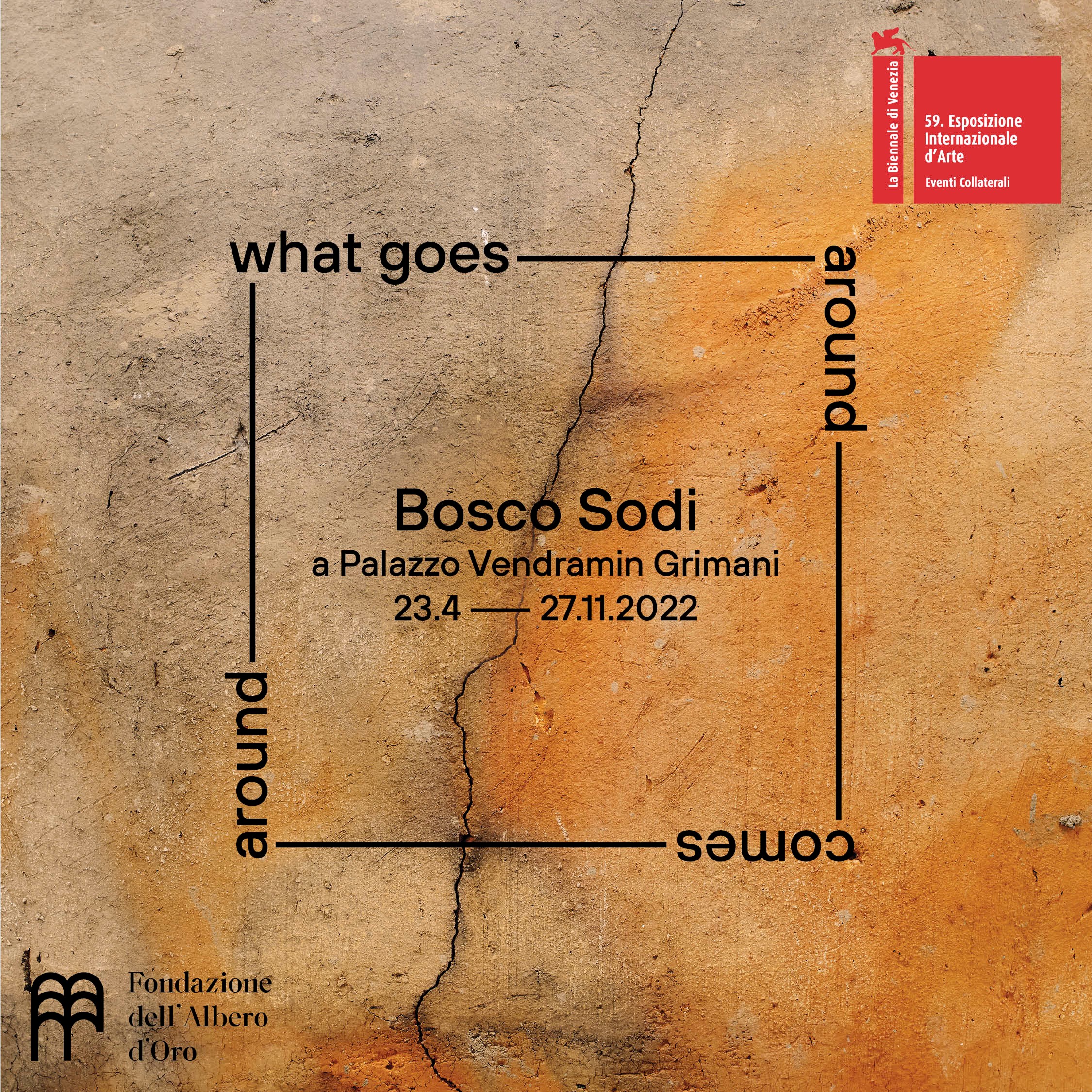 Bosco Sodi a Palazzo Vendramin Grimani. What Goes Around Comes Around