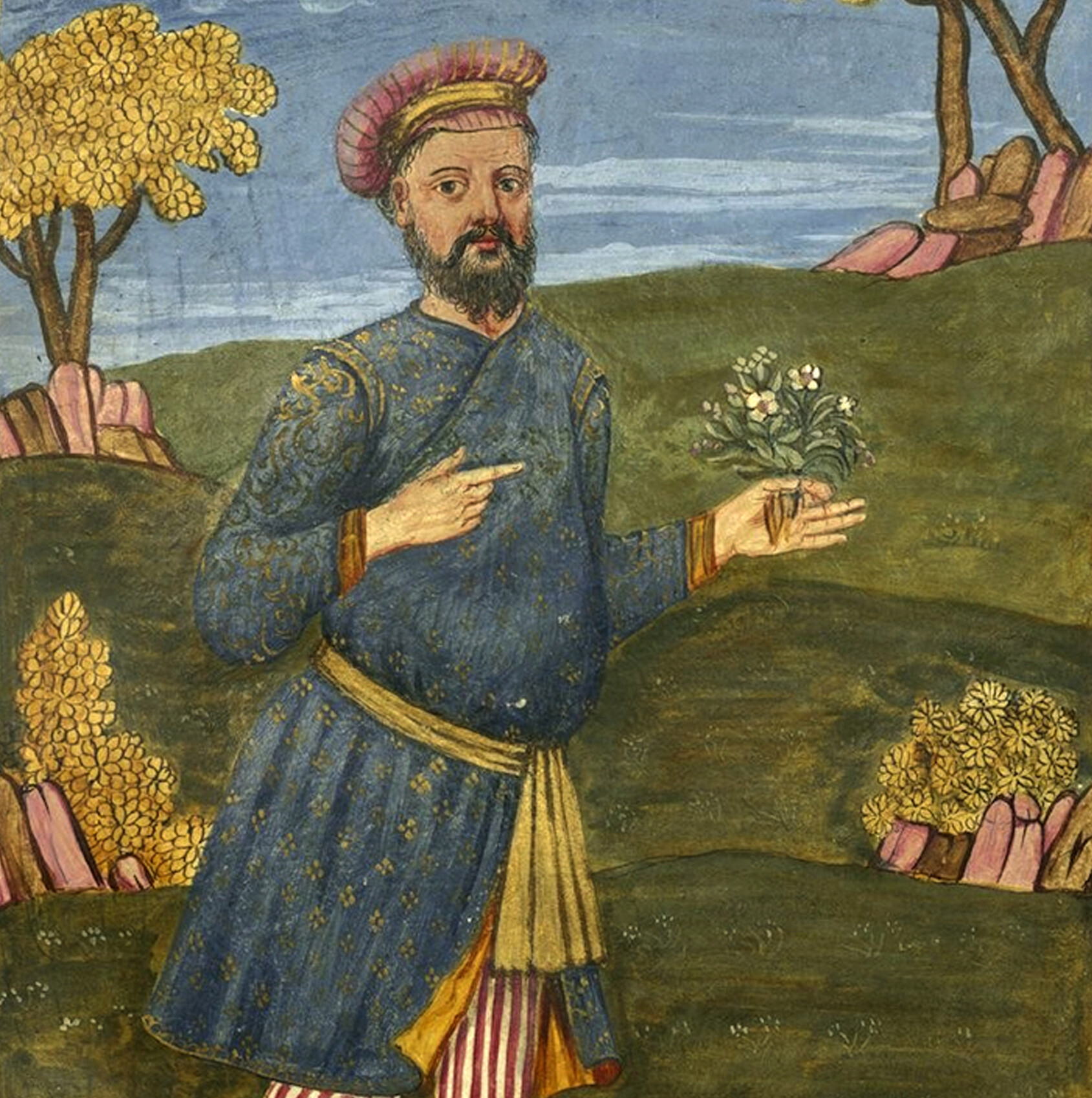 Miniature, Libro rosso, 'La Storia do Mogor', Niccolò Manucci, venezia, india